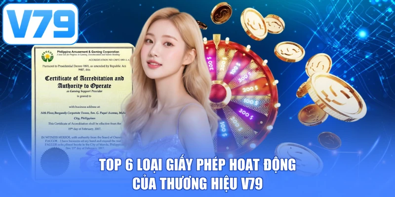 Top 6 loại giấy phép hoạt động của thương hiệu V79
